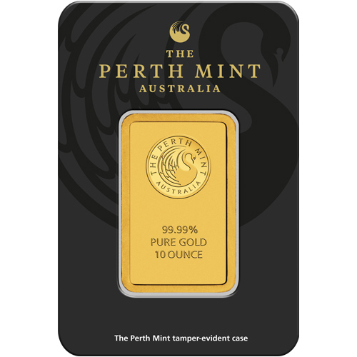 10 oz Perth Mint Gold Bar (New w Assay)