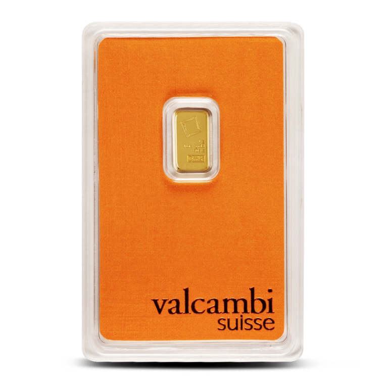 1 Gram Valcambi Gold Bar (New w Assay)